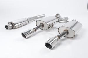 Cat-back uitlaatsysteem | Renault / Alpine Clio 182 2.0 16v (2003-2006) | Milltek Sport Dual 90mm Jet
