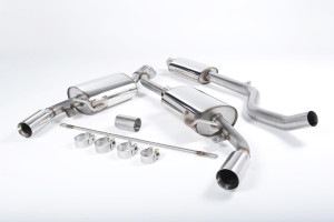 Cat-back uitlaatsysteem | Renault / Alpine Clio 197 2.0 16v (2006-2009) | Milltek Sport 76,2 mm speciaal 292