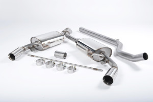 Cat-back uitlaatsysteem | Renault / Alpine Clio 197 2.0 16v (2006-2009) | Milltek Sport 76,2 mm speciaal 292