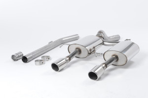 Cat-back uitlaatsysteem | Renault / Alpine Clio 182 2.0 16v (2003-2006) | Milltek Sport Dual 90mm Jet