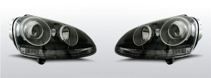 Carnamics Headlights | Volkswagen Golf 03-08 3-d / Golf 03-08 5-d / Golf Variant 07-09 5-d | black