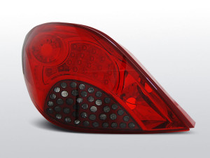 Carnamics Feu arrière | Peugeot 207 06-09 3-p / 207 06-09 5-p |  rouge / blanc