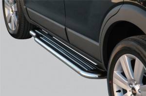 Misutonida Side Bars | Chevrolet Captiva 06-11 5-d | Pedana roestvrij staal glanzend