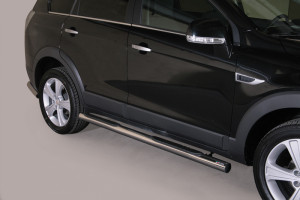 Misutonida Side Bars | Chevrolet Captiva 11-14 5-d | Grand Pedana roestvrij staal glanzend