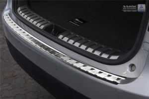Avisa Protection du pare-chocs arrière | Lexus NX 14-17 5-p |  acier inoxydable
