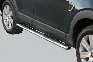 Misutonida Side Bars | Chevrolet Captiva 06-11 5-d | Ovale Grand Pedana roestvrij staal glanzend