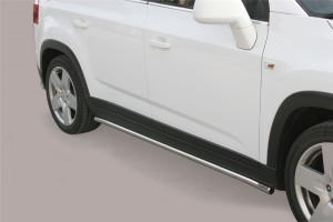 Misutonida Barres latérales | Chevrolet Orlando 11-14 5-p | Protection latérale acier inoxydable brillant