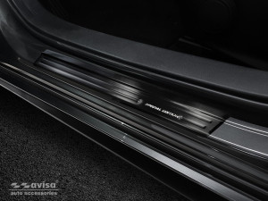 Avisa Plaques de seuil | Mazda 3 19- 5-p | Édition spéciale noir soyeux