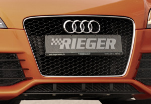 Rieger Tuning Grille | Audi TT Coupé 06-10 2-p / TT Coupé 10-14 2-p / TT Roadster 07-10 2-p / TT Roadster 10-14 2-p |  noir / chrome