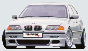 Rieger Tuning Frontspoiler | BMW / Hyundai 3er Reihe 98-01 4-T (E46) / i20 Coupé 15-18 3-T | unpainted
