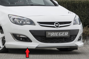 Rieger Tuning Aileron avant | Opel Astra 12-15 5-p / Astra 12-16 4-p / Astra Sports Tourer 12-16 5-p | non peint