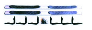Carnamics Marchepieds | Volkswagen Amarok Dubbele Cabine 11-16 4-p |