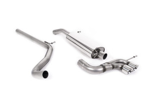 Cat-back uitlaatsysteem | Seat Ibiza Cupra / Bocanegra 1.4 TSI 180 PK (2009-2015) | Milltek Sport Twin 80mm GT80