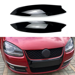 Carnamics Scheinwerferspoiler | Volkswagen Golf 03-08 3-T / Golf 03-08 5-T / Golf Variant 07-09 5-T | schwarz glossy