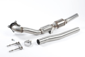 Downpipe met grote boring en Hi-Flow Sports Cat | Seat / Volkswagen Leon / Golf | Milltek Sport