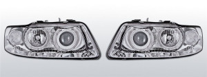 Carnamics Phares | Audi A3 00-03 3-p / A3 00-03 5-p | Yeux d'Ange chrome