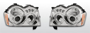 Carnamics Phares | Jeep Grand Cherokee 05-08 5-p | Yeux d'Ange chrome