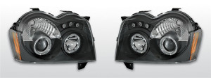Carnamics Phares | Jeep Grand Cherokee 05-08 5-p | Yeux d'Ange noir