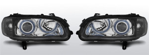 Carnamics Phares | Opel Omega 94-97 4-p / Omega 97-99 4-p / Omega Stationwagon 94-97 5-p / Omega Stationwagon 97-99 5-p | Yeux d'Ange noir