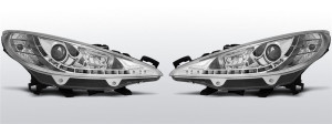 Carnamics Phares | Peugeot 207 06-09 3-p / 207 06-09 5-p / 207 CC 07-09 2-p / 207 SW 07-09 5-p | Yeux du Diable chrome