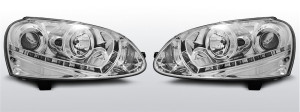 Carnamics Phares | Volkswagen Golf 03-08 3-p / Golf 03-08 5-p / Golf Variant 07-09 5-p | chrome
