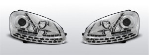 Carnamics Phares | Volkswagen Golf 03-08 3-p / Golf 03-08 5-p / Golf Variant 07-09 5-p | Yeux du Diable chrome