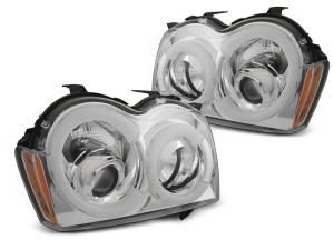Carnamics Phares | Jeep Grand Cherokee 05-08 5-p | Lumière tubulaire chrome