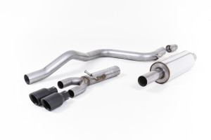 Cat-back uitlaatsysteem | Seat Leon FR 2.0 TDI 150 SC en 5-deurs (handgeschakeld en DSG-auto) (2013-2020) | Milltek Sport Twin 80mm GT80