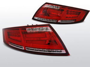 Carnamics Feu arrière | Audi TT Coupé 06-10 2-p / TT Coupé 10-14 2-p / TT Roadster 07-10 2-p / TT Roadster 10-14 2-p | Barre LED rouge / blanc