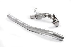 Downpipe met grote boring en de-cat | Seat / Skoda Leon / Octavia | Milltek Sport