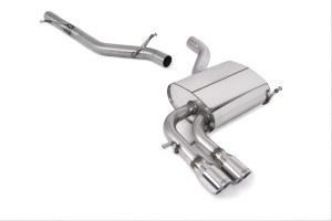 Cat-back uitlaatsysteem | Audi A3 2.0T FSI quattro 5-deurs SportBack (2004-2012) | Milltek Sport Twin 76.2mm Jet
