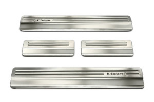 Avisa Plaques de seuil | Volkswagen Touran 15- 5-p | Exclusif acier inoxydable