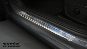 Avisa Plaques de seuil | Volkswagen Golf 20- 5-p (VIII) | Lignes acier inoxydable soyeux