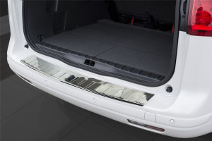 Avisa Protection du pare-chocs arrière | Peugeot 5008 09-13 5-p / 5008 13-17 5-p |  acier inoxydable