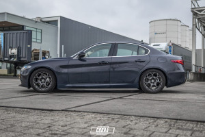 Cobra Suspension Verlagingsveren | Alfa Romeo GIULIA SEDAN 06/2016- MANUAL GEAR 2.2JTD(136PK/150PK/180PK) | 25mm (vooras) / 30mm (achteras)