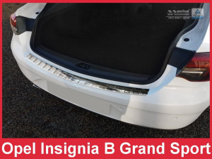 Avisa Protection du pare-chocs arrière | Opel Insignia Grand Sport 17-20 5-p |  acier inoxydable soyeux
