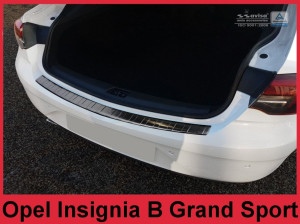 Avisa Protection du pare-chocs arrière | Opel Insignia Grand Sport 17-20 5-p |  noir soyeux