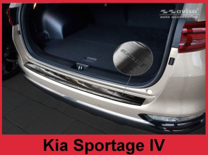 Avisa Protection du pare-chocs arrière | Kia Sportage 18-22 5-p |  noir soyeux