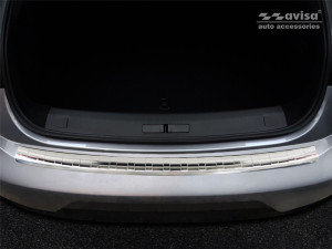 Avisa Protection du pare-chocs arrière | Peugeot 508 18- 5-p |  acier inoxydable soyeux