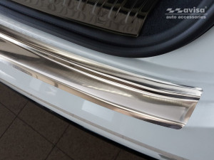 Avisa Schutzleiste Heckstoßstange | Audi Q8 18- 5-T | rostfreier Stahl silky