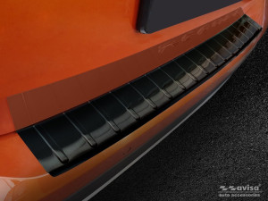 Avisa Protection du pare-chocs arrière | Volkswagen T-Cross 18- 5-p | Côtes noir soyeux