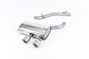 Auspuffanlage ab Katalysator | Volkswagen Golf MK5 R32 3.2 V6 (2005-2009) | Milltek Sport Dual 100mm GT100