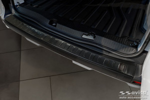 Avisa Protection du pare-chocs arrière | Renault Kangoo 21- 5-p | Côtes noir soyeux