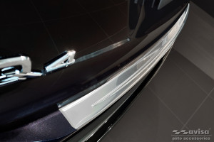 Avisa Protection du pare-chocs arrière | Audi Q4 e-tron 21- 5-p |  acier inoxydable soyeux