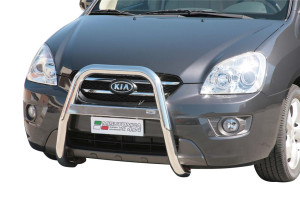 Misutonida Barre pare-buffle | Kia Carens 06-11 5-p | Barre mi-haute acier inoxydable brillant
