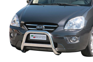 Misutonida Barre pare-buffle | Kia Carens 06-11 5-p | Barre moyenne acier inoxydable brillant