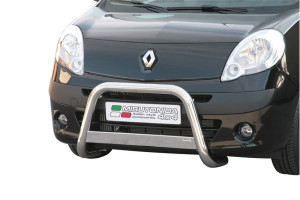 Misutonida Barre pare-buffle | Renault Kangoo Family 08-13 5-p | Barre moyenne acier inoxydable brillant