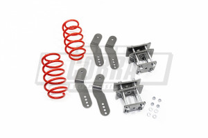 Cobra Suspension Verlagingsveren | Volkswagen CADDY BUS 2004-10/2020 1.6TDi/1.9TDi/2.0TDi+FACELIFT 2015- | 55mm (vooras) / 45-75mm (achteras)