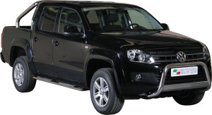 Misutonida Barre pare-buffle | Volkswagen Amarok Dubbele Cabine 11-16 4-p | Barre moyenne acier inoxydable brillant