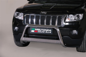 Misutonida Barre pare-buffle | Jeep Grand Cherokee 11-13 5-p | Barre moyenne acier inoxydable brillant